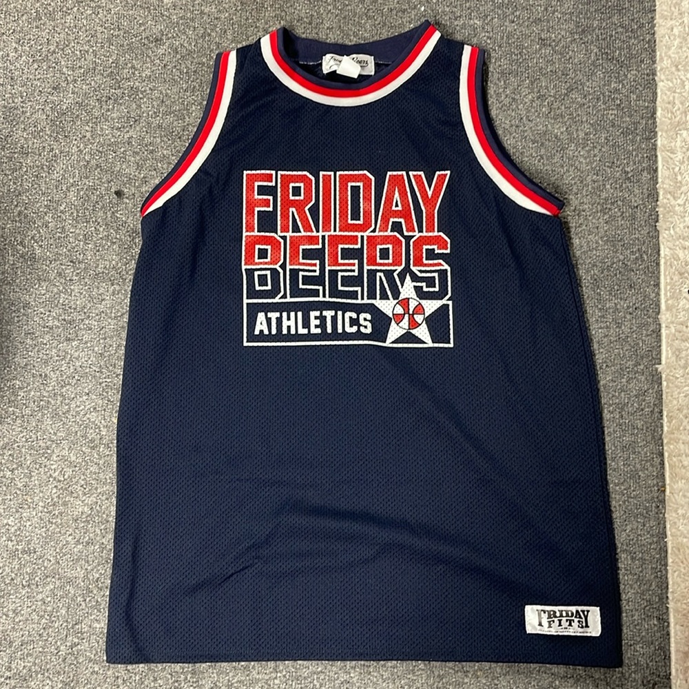 FRIDAY BEERS Official Merch BASKETBALL JERSEY one of a kind 2021 Edition XL